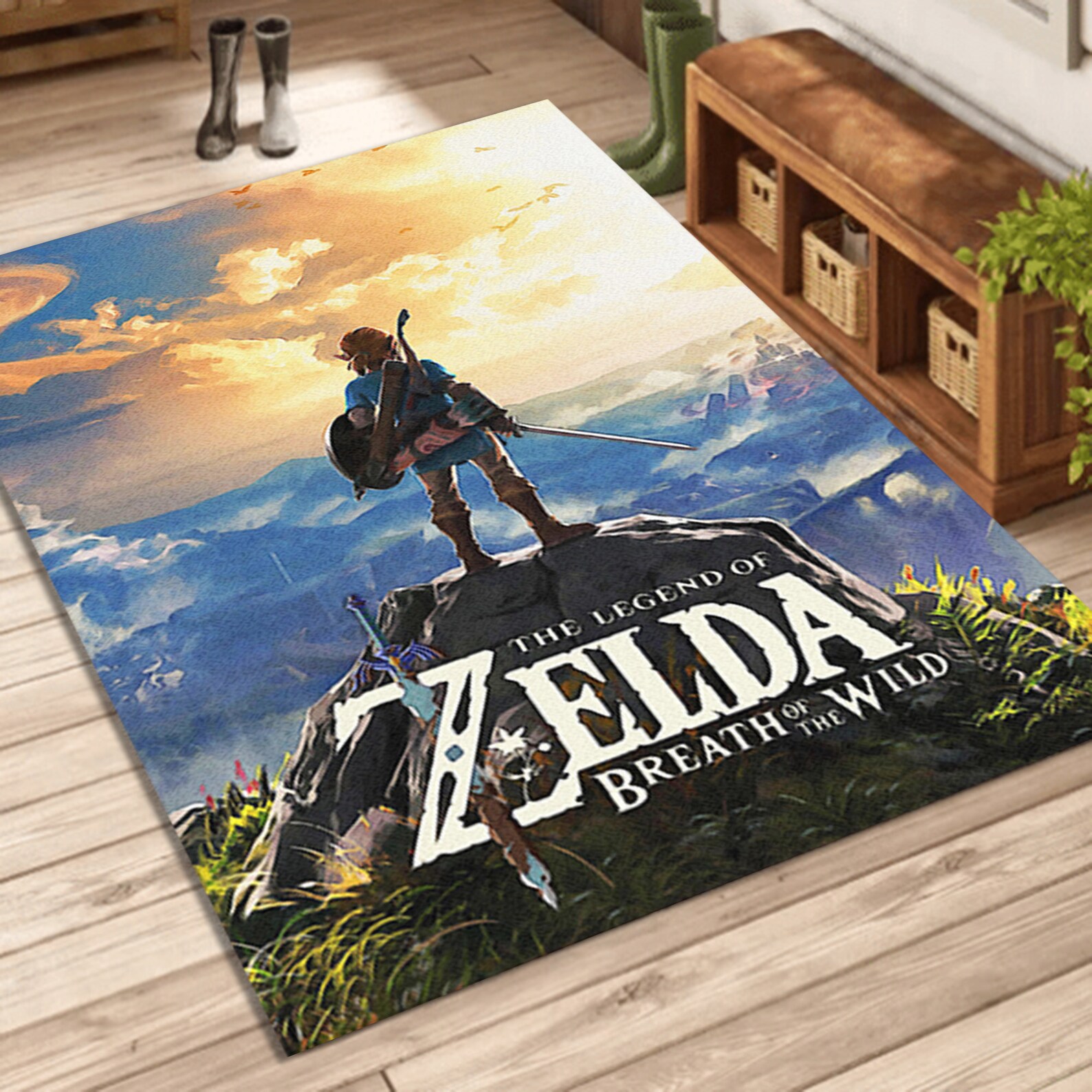 The Legend Of Zelda Rug Zelda Legend Video game Art Game Etsy
