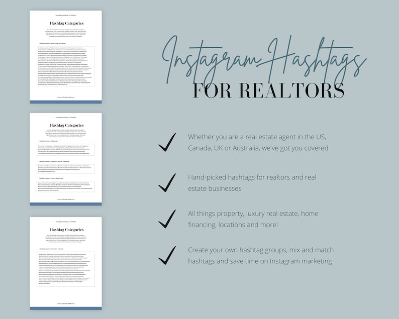 Instagram Hashtags for Realtors Real Estate Marketing Social Media