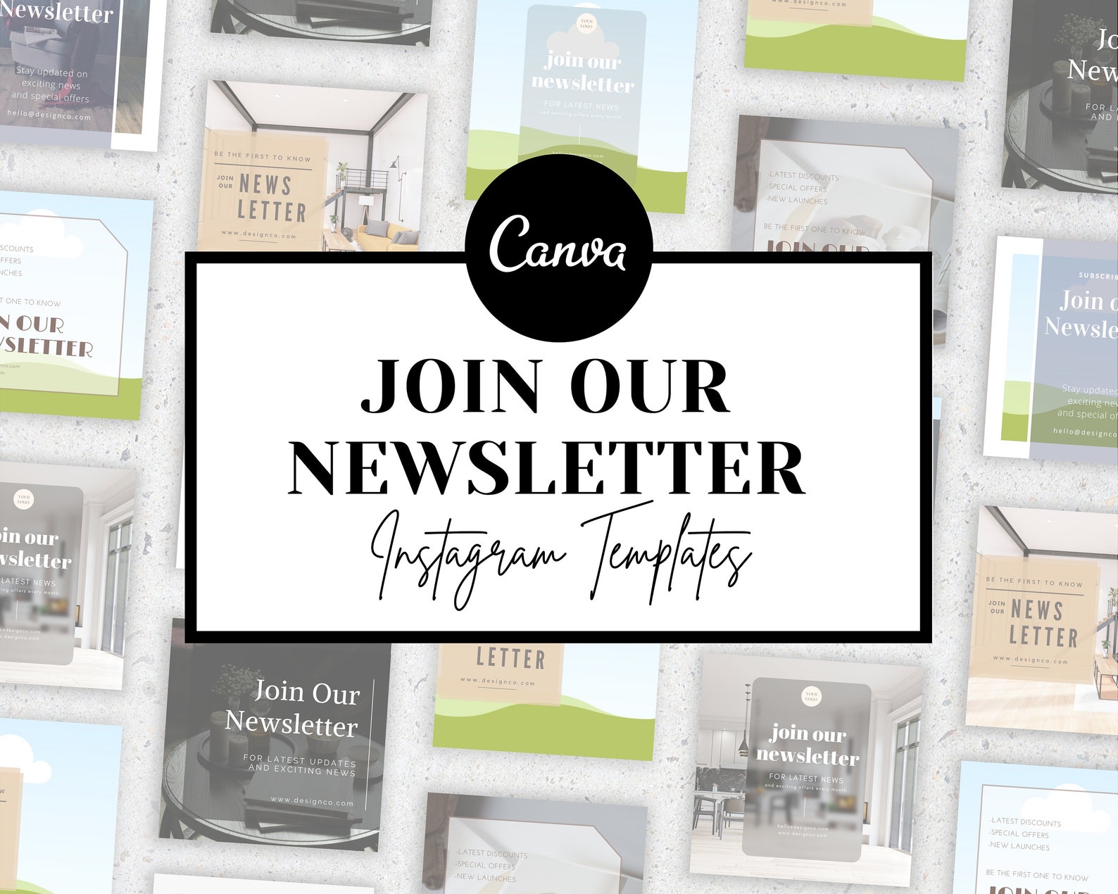 Instagram Newsletter Templates Instagram Newsletter Templates
