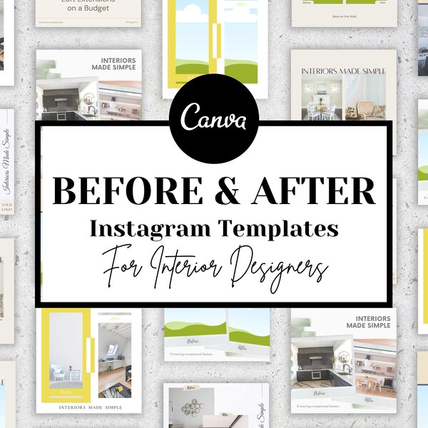  Before And After Canva Template Etsy Canada
