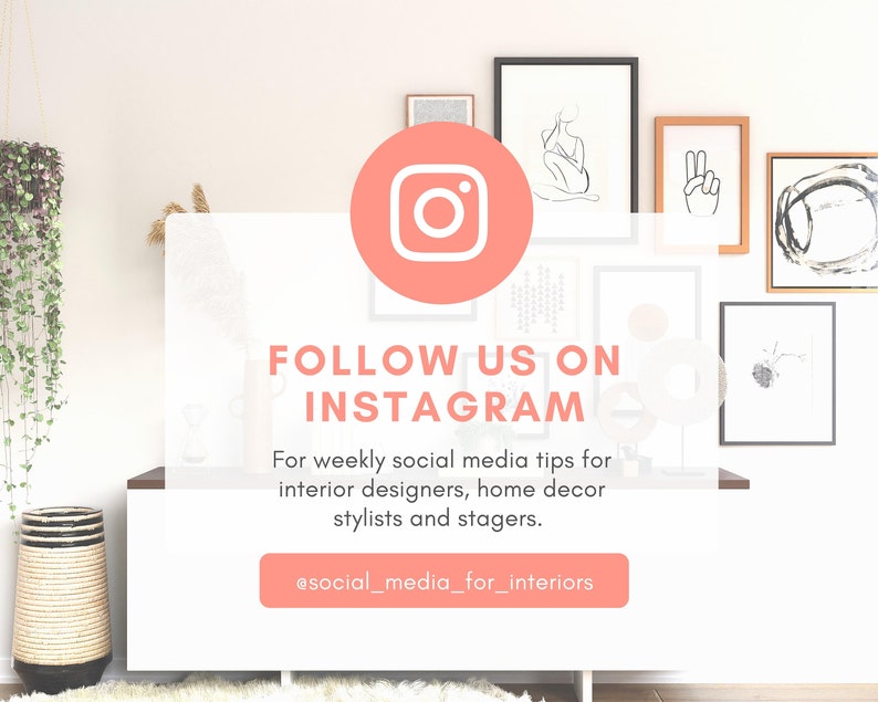 Interior Design Hashtags Home Decor Instagram Marketing Etsy