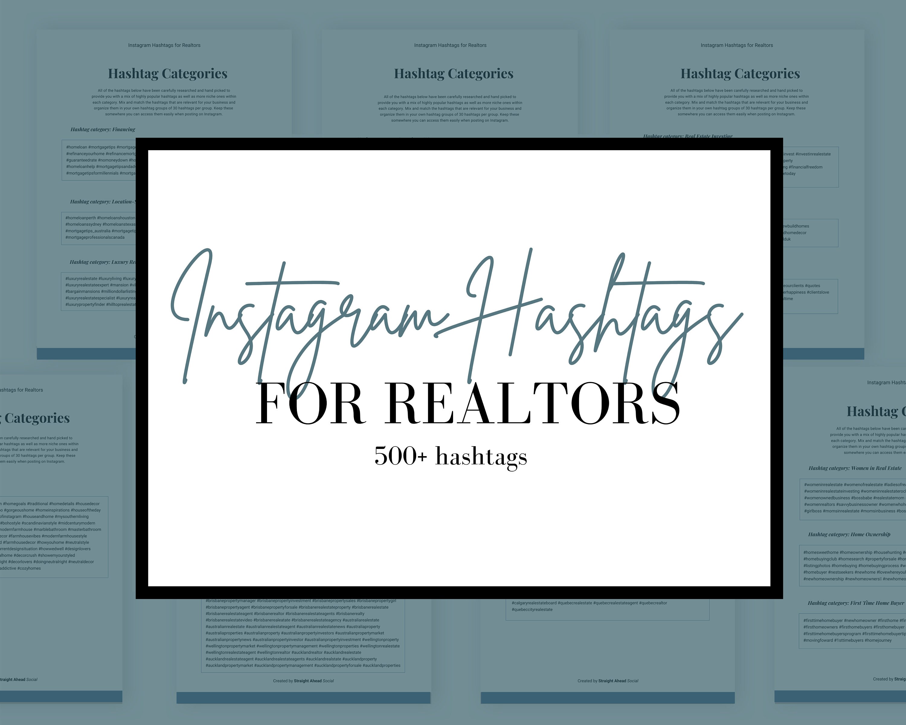 Instagram Hashtags for Realtors Real Estate Marketing Social Media
