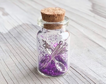 Lupus Warrior Spare Spoons Jar Spoon Theory Spoonie Gift Chronic Illness Keepsake Keyring