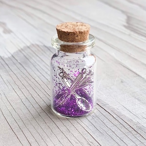 Fibromyalgia Fibro Warrior Spare Spoons Jar Spoon Theory Spoonie Gift Chronic Illness Keepsake Keyring