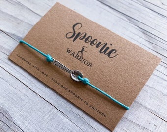 Interstitial Cystitis Awareness Chronic Illness Spoonie Warrior Spoon Bracelet Jewelry