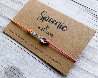 Menopause Awareness Chronic Illness Spoonie Warrior Spoon Bracelet Jewelry