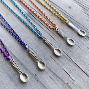 Custom Spoonie Warrior Necklace Chronic Illness Awareness Spoon Charm Jewelry Gift