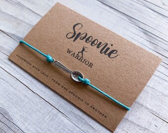 Neuralgia Trigeminal Occipital Awareness Chronic Illness Spoonie Warrior Spoon Bracelet Jewelry