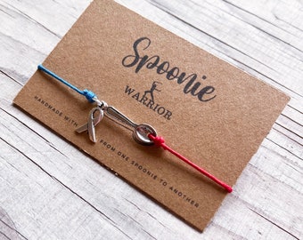 Noonan Syndrome Awareness Chronic Illness Spoonie Warrior Spoon Theory Bracelet Jewelry