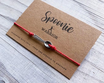 AIDS Awareness Chronic Illness Spoonie Warrior Bracelet Jewelry