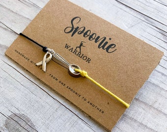 Appendicitis Survivor Awareness Chronic Illness Spoonie Warrior Spoon Theory Bracelet Jewelry