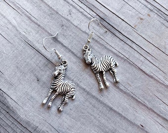 EDS Zebra Earrings Ehlers Danlos Spoon Theory Rare Disease Spoonie Warrior Gift Chronic Illness