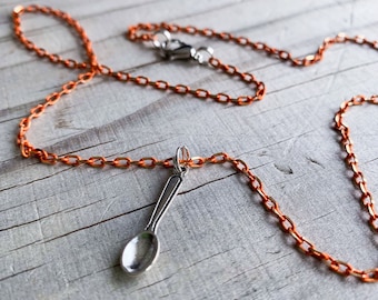 Multiple Sclerosis MS Awareness Gift Spoonie Warrior Chronic Illness Spoon Necklace Jewelry
