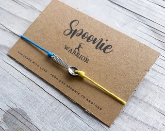 Down Syndrome Awareness Chronic Illness Disability Spoonie Warrior Spoon Bracelet Jewelry