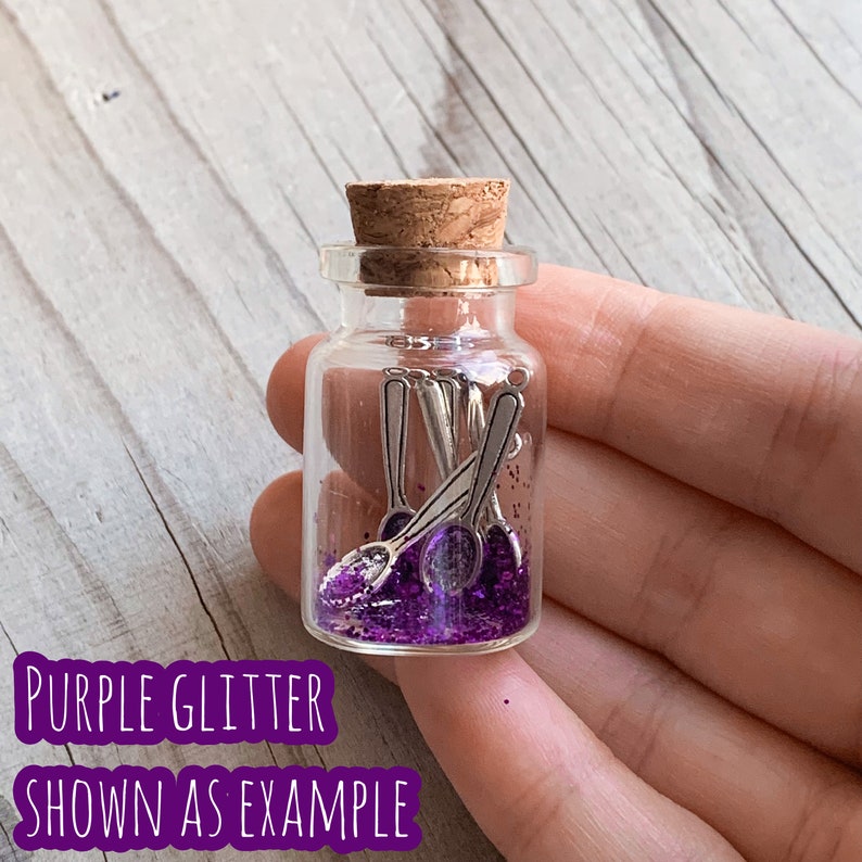 Custom Spoonie Warrior Spare Spoons Jar Spoon Theory Spoonie Chronic Illness Gift Keepsake Keyring image 2