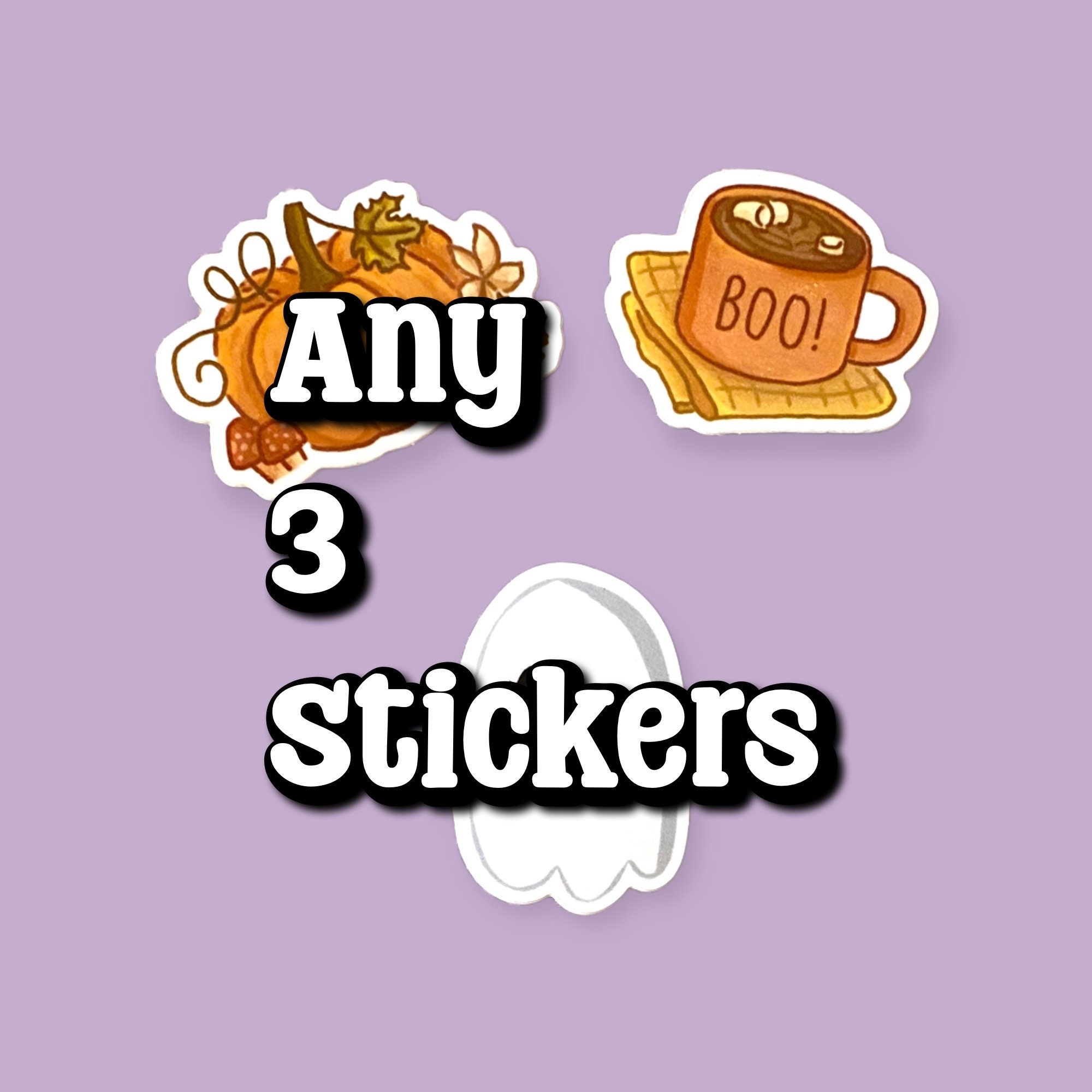 Any 3 Sticker Pack, Random Sticker Pack, Laptop Stickers Pack, Cute ...