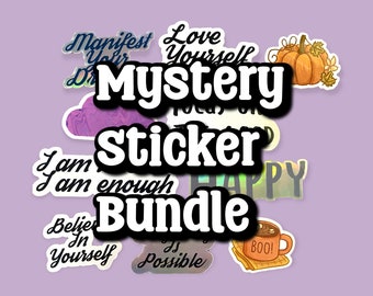 Mystery Sticker Pack, Aesthetic Waterproof Stickers