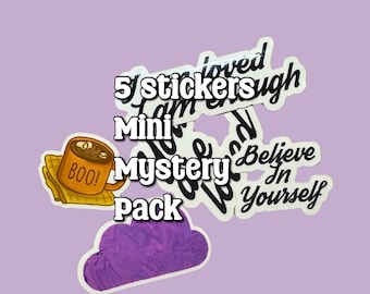 Mystery Sticker Pack, Aesthetic stickers for phone case, Laptop stickers pack,Sticker sets laptop, waterproof stickers for water bottles