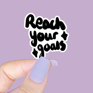 Weißer Motivationsaufkleber, positiver Aufkleber für psychische Gesundheit für Laptop, Affirmationsaufkleber für Wasserflasche