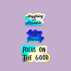 Paquete de pegatinas misteriosas, pegatinas de motivación para botellas de agua, pegatinas con citas inspiradoras, pegatinas con citas positivas, pegatinas de motivación blancas