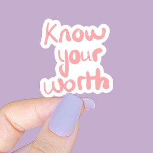 Adesivo de citação motivacional, adesivo de afirmação inspiradora, vinil de citação positiva, adesivos de citação para laptop, decalque de vinil,
