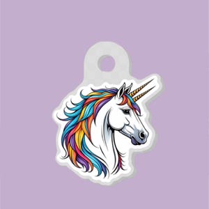 Unicorn keychain, Unicorn lover Keychain, car keyring , unicorn keyring, unicorn gift
