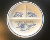 Vintage Vitrock 1930 Little Bo Peep baby plate