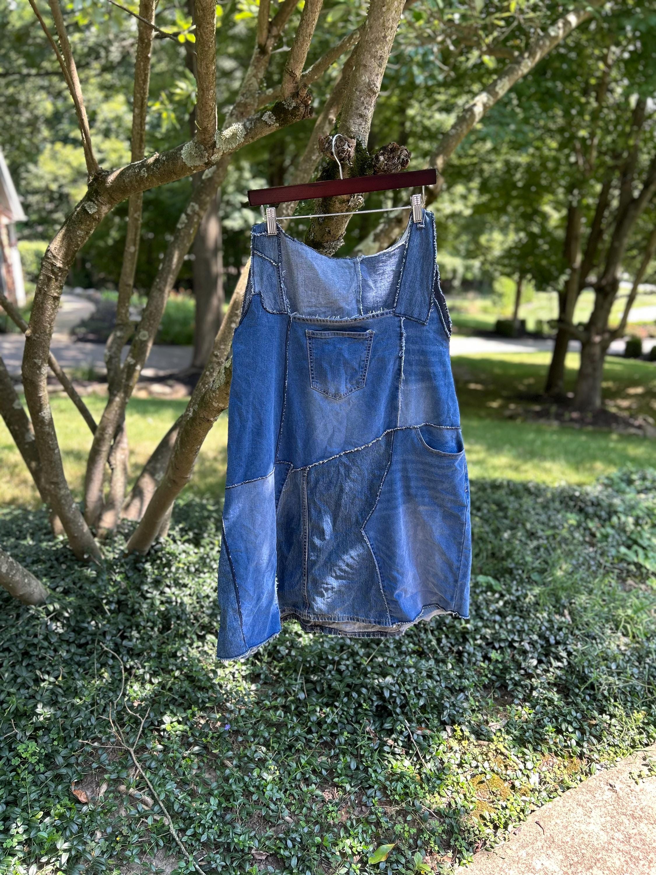 Ladies Denim Pinafore Dress - Etsy