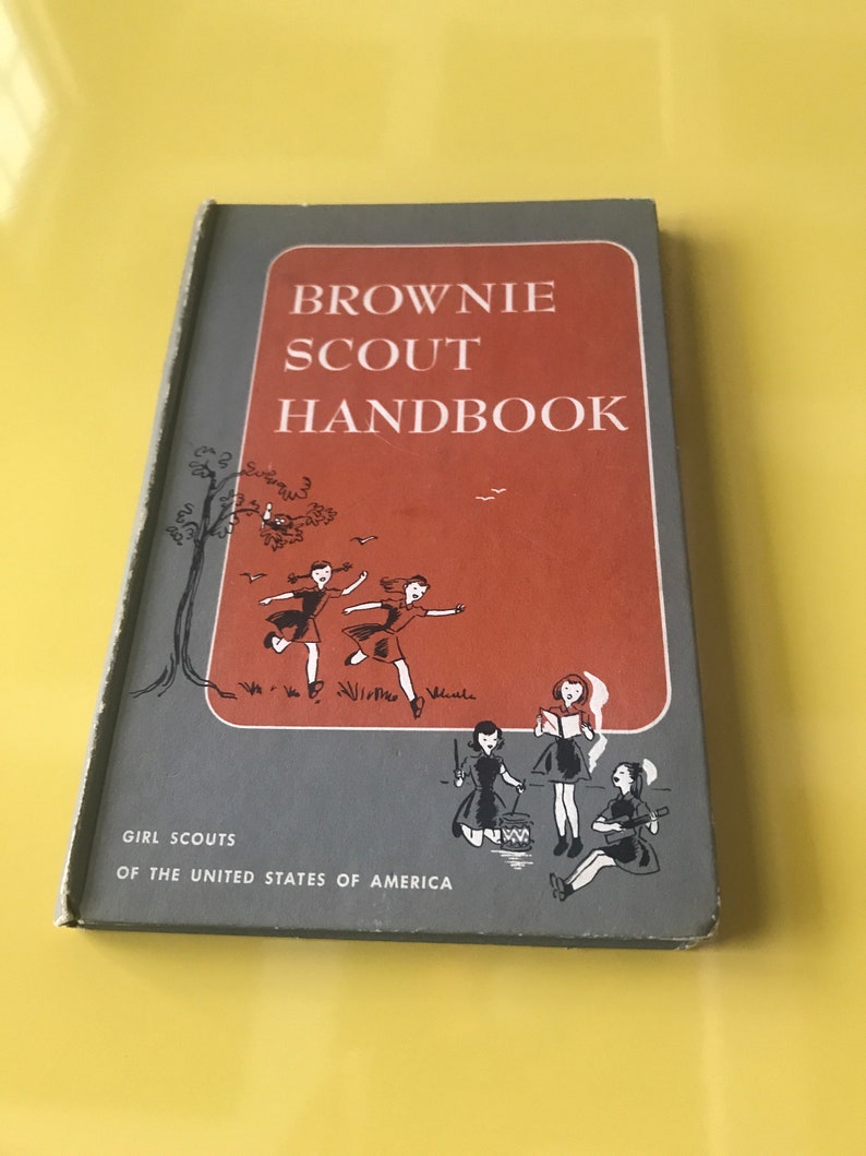 Brownie Scout Vintage Handbook Girl Scout Antique Rare Book Etsy