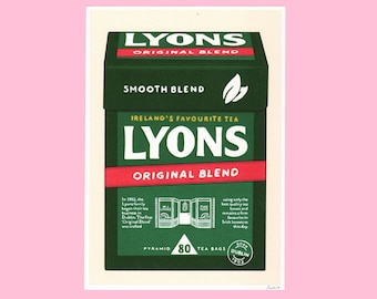 Lyons Tea Illustration - A5 or A6 Art Print