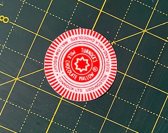 Tunnock&#39;s Tea Cake Vinyl Sticker