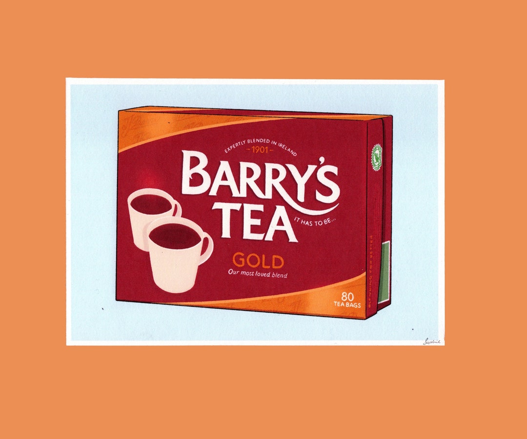 Barry's Tea Digital Illustration Print - A5 or A6 - Etsy