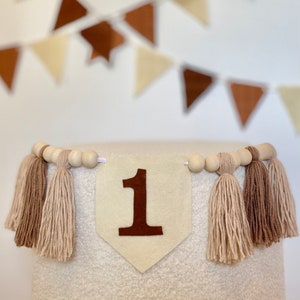 Boho Tassel High Chair Banner & Garland Customised