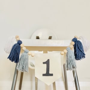 Boho Tassel High Chair Banner & Garland Customised