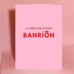 Cartão de aniversário irlandês, como gaeilge, feliz aniversário, cartão de aniversário, feliz aniversário engraçado, cartão irlandês