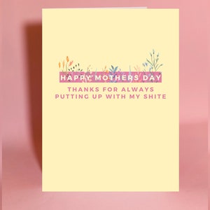 moederdagkaart, Ierse kaart, Mam-kaart, moederdag, Ierse mama, cadeau voor mam, cadeau voor moeder,