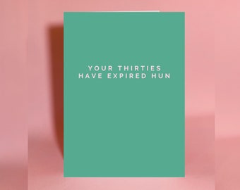Irish birthday card, Irish car, forty, 40th birthday card, happy birthday, birthday card, funny happy birthday, Irish card