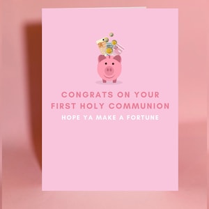 Holy Communion Card