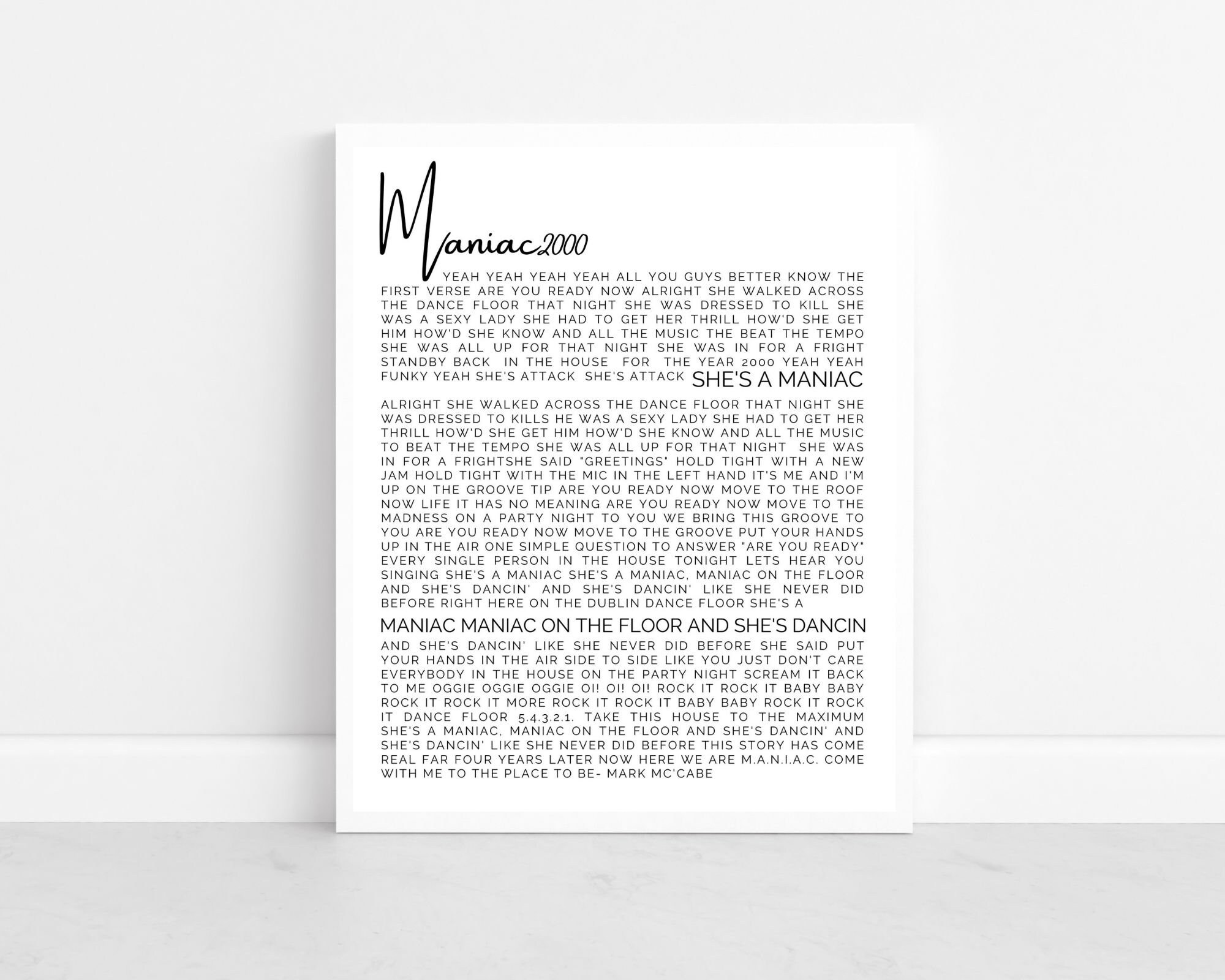 Irish Print Irish Song Lyrics Print Irish Saying Irish Etsy UK