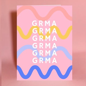 GRMA, allez raibh maith agat, comme Gaeilge, carte de remerciement, carte merci un million, carte de remerciement irlandaise, carte irlandaise carte de vœux irlandaise
