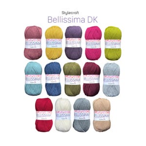 Stylecraft Bellissima DK Yarn: Soft Acrylic Double Knit