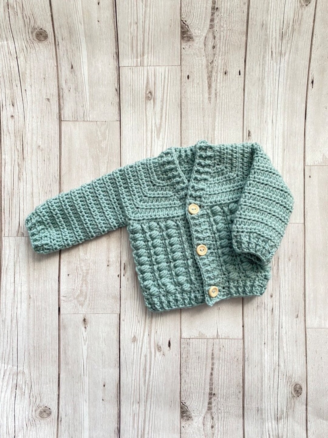 Baby Boy Crochet Cardigan, Knitted Cardigan, Boys First Cardigan, Baby