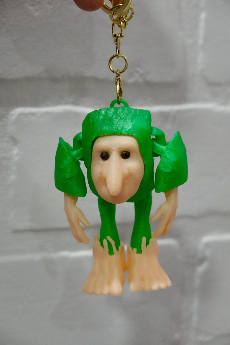3D Printed Italian Brainrot Inspired Keychain Tralalero Tralala | Gift ...