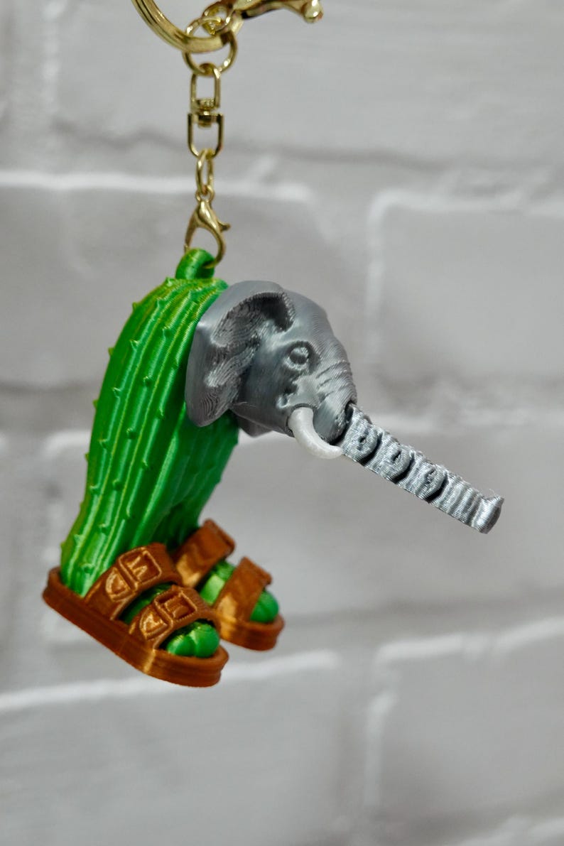 3D Printed Italian Brainrot Inspired Keychain Tralalero Tralala | Gift ...