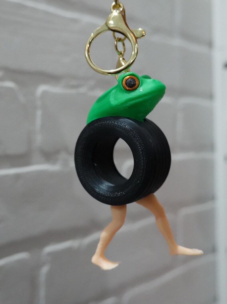 3D Printed Italian Brainrot Inspired Keychain Tung Tung Tung Sahur ...