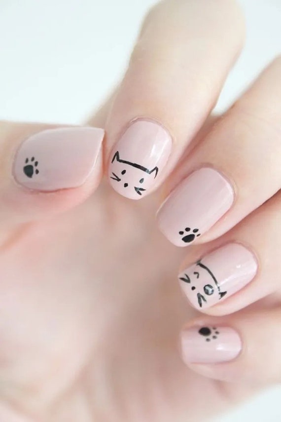 Kitty Nail Decals 