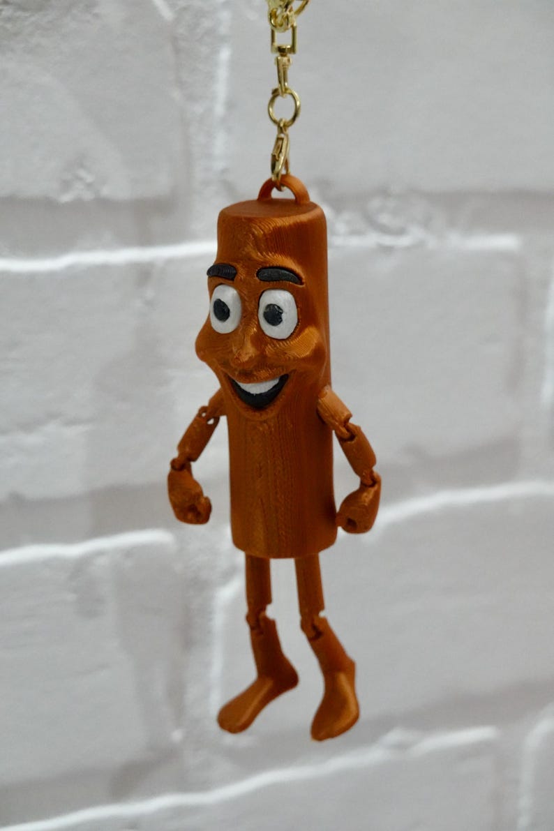 3D Printed Italian Brainrot Inspired Keychain Tralalero Tralala | Gift ...