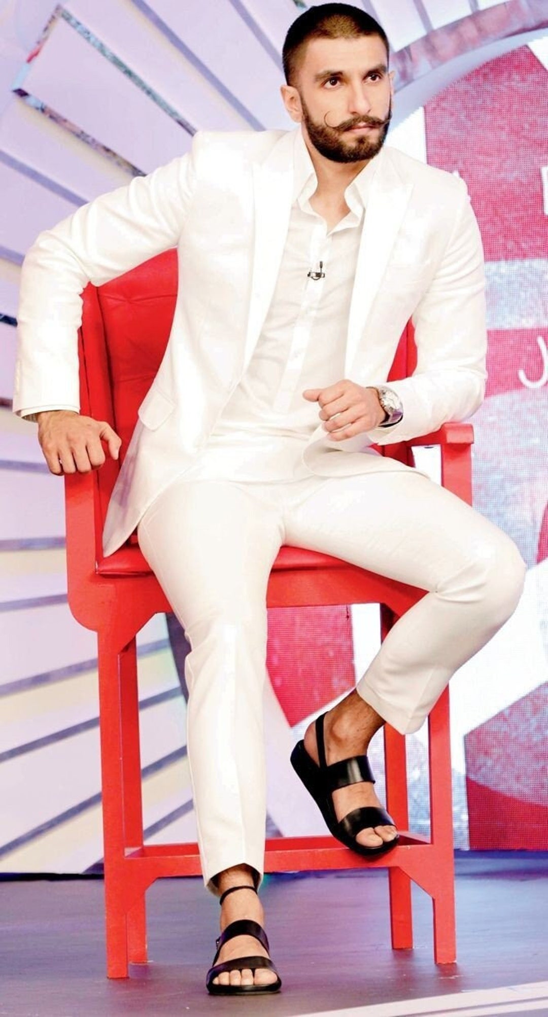 Buy Vastraas New Stylish Ranveer Singh Partywear White Suit for Online in  India 