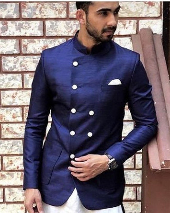 Vastraas Designer New Jodhpuri Stylish Coat With Kurta and Salwaar
