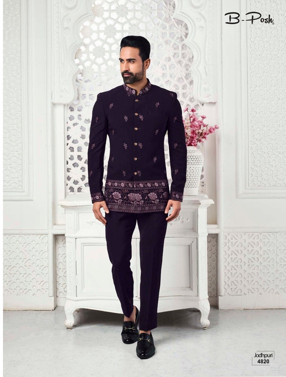 Buy Vastraas New Latest Stylish Collection of Ehtnic Purple